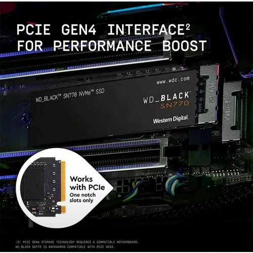 1 ТБ Внутренний SSD-диск Western Digital Black SN770 719000₽