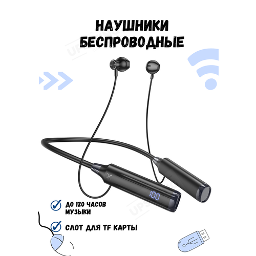 Беспроводные наушники на шею с TF-слотом 129300₽