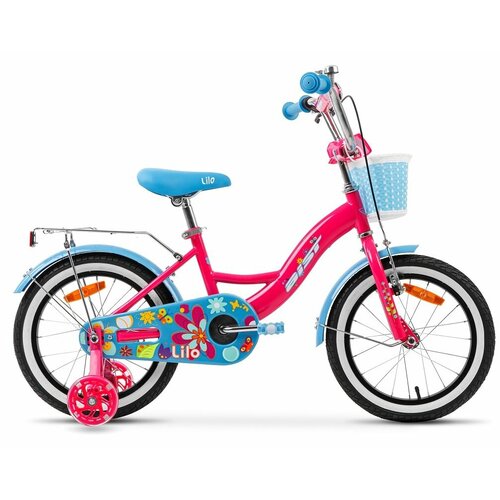 Детский велосипед AIST LILO, 16 дюймов, розовый, 2023 велосипед детский aist lilo двухколесный 14 красный