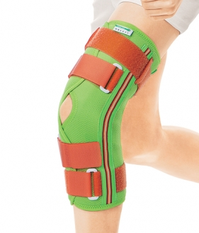 Детский ортез для колена ORLETT размер М, высота 35 см , цвет зеленый