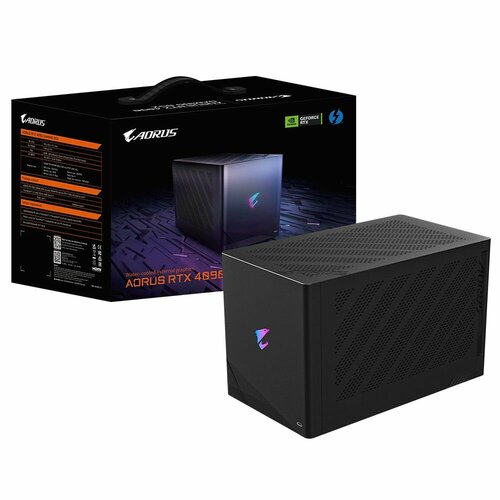Видеокарта AORUS RTX4090 GAMING BOX 24GB GDDR6X 21-Gbps HDMI DPx3 LAN USBx3 Thunderbolt3-Type-C RTL 33670000₽