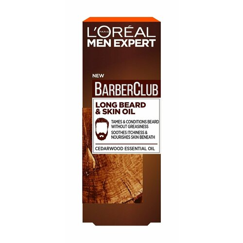 Ухаживающее масло для бороды L'Oreal Men Expert Barber Club Long Beard and Skin Oil