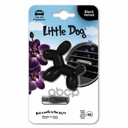 Ароматизатор На Дефлектор Little Dog Black Velvet (Черный Бархат) Little Dog Ed0606 Little Dog арт. ED0606