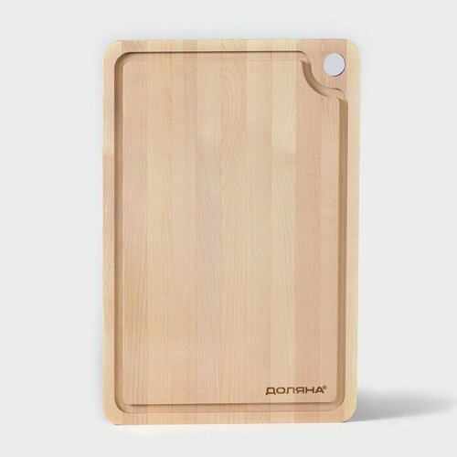 Доска разделочная с канавкой 332215 см берёза 895₽