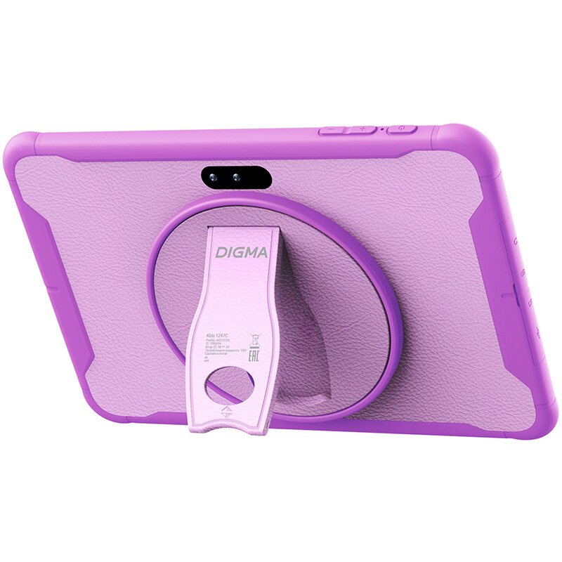 Планшет Digma Kids 1247C T310 1.8 4C RAM4Gb ROM64Gb 10.1" IPS 1280x800 3G 4G Android 12 фиолетовый 2 — фото 18