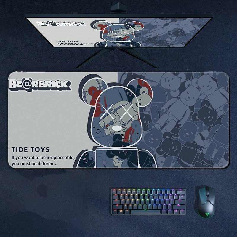 Коврик для мыши большой Bearbrick 800X300mm