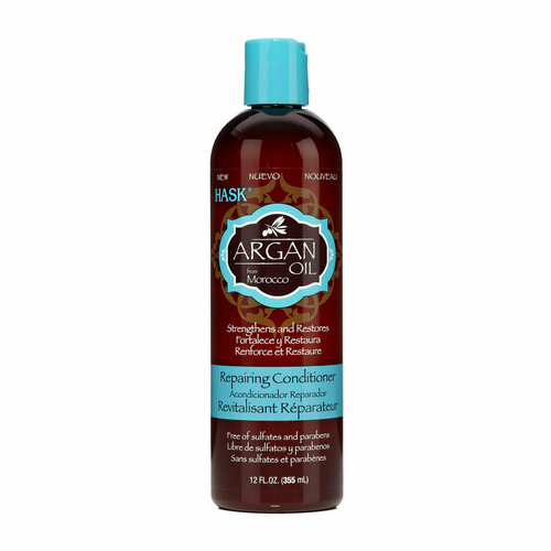 Бальзам Hask Argan Oil Repairing Conditioner спрей кондиционер для поврежденных волос wild color с аргановым и кокосовым маслом 250 мл