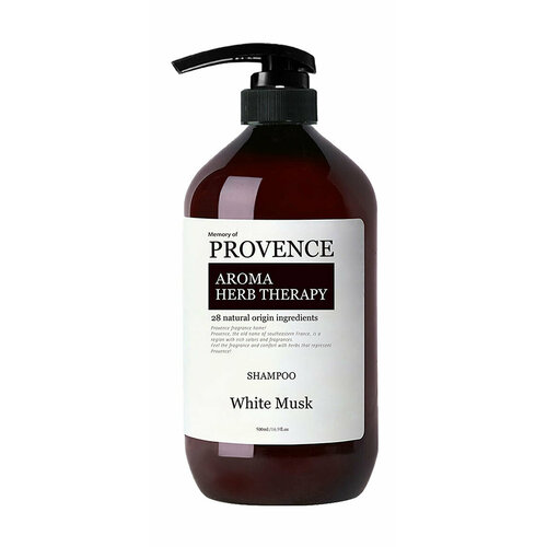 Шампунь для всех типов волоc 500 мл Memory of Provence Shampoo For All Hair Types White Musk