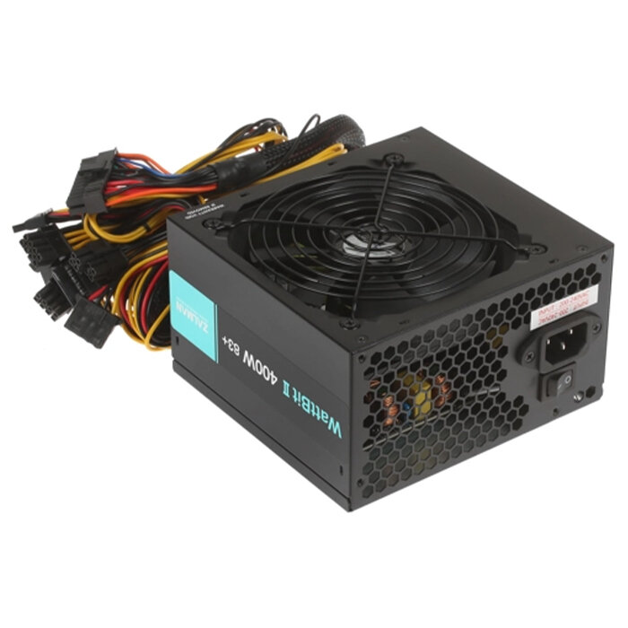 Блок питания ATX Zalman ZM400-XE II 400W, 120mm fan Retail - фото №7