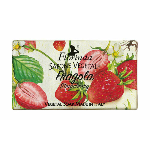 Мыло с ароматом клубники Florinda Soap Strawberry