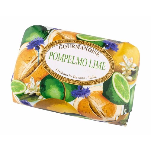 Натуральное мыло с цитрусовым ароматом Gourmandise Savon Parfume Pompelmo Lime