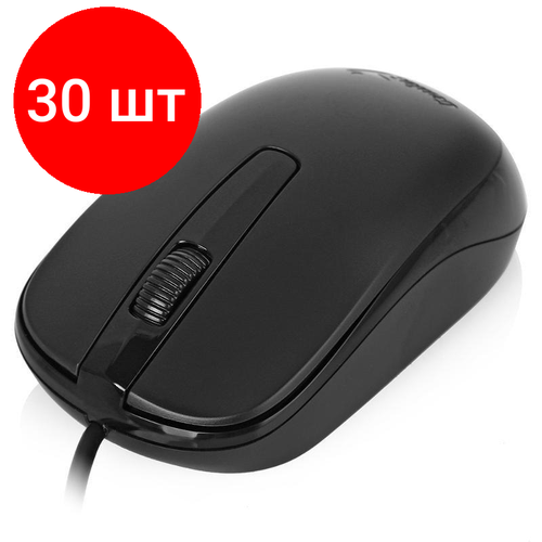 Комплект 30 штук, Мышь компьютерная Genius DX-120, Optical, USB, 1000dpi, Black, 31010010400 комплект 3 штук мышь компьютерная genius dx 120 optical usb 1000dpi black 31010010400