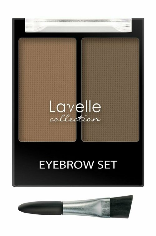 Тени для бровей 2 универсальный Lavelle Collection Eyebrow Duo Set