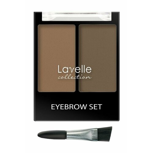 Набор для бровей 3 коричневый Lavelle Collection Eyebrow Duo Set палетка для бровей lavelle collection eyebrow set 9 г