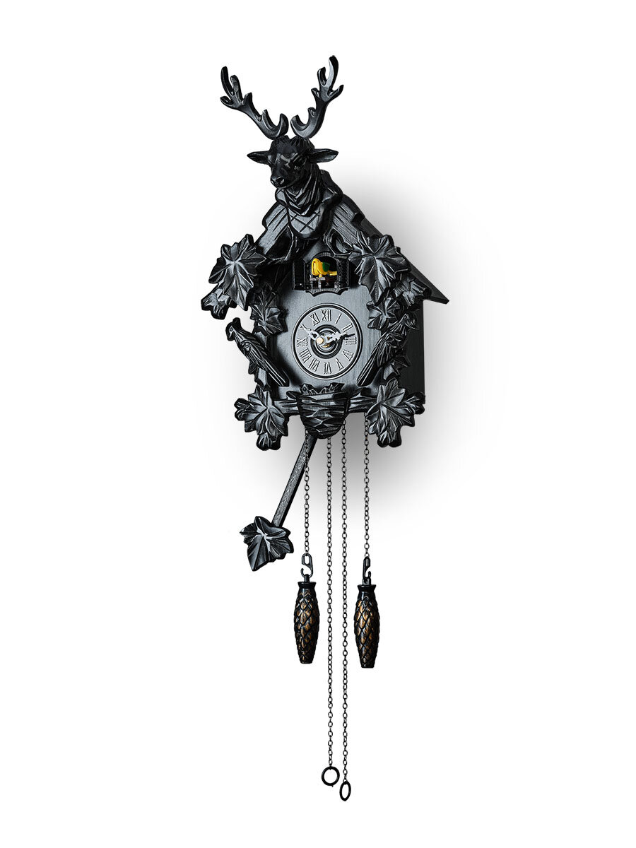 фото Часы с кукушкой TIMEGEAR 6062C-B с ночным режимом и кварцевым механизмом