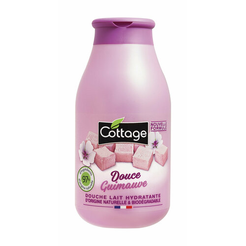гель для душа cottage молочко для душа увлажняющее moisturizing shower milk – sweet marshmallow Увлажняющее молочко для душа с ароматом цветов мальвы Cottage Moisturizing Marshmallow Shower Gel