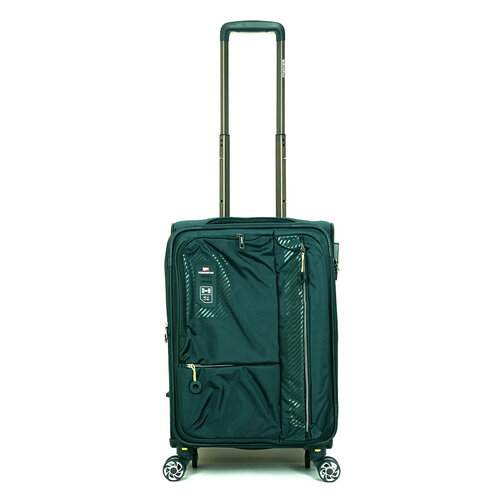 Чемодан MIRONPAN, 59 л, размер S, бирюзовый чемодан mironpan 675401 52 л размер s бирюзовый