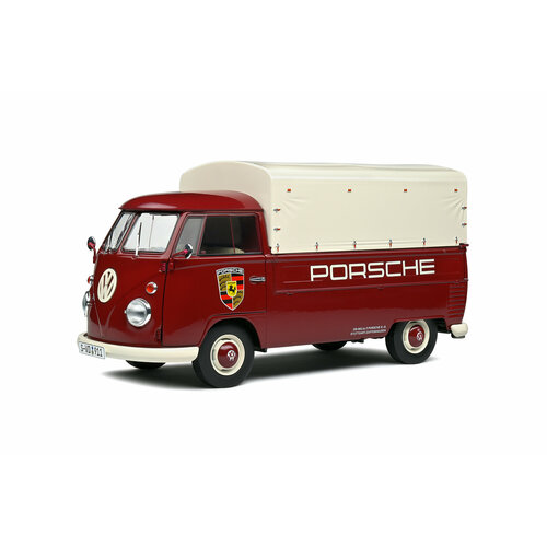 VW T1 pritsche porsche service 1950 dark red/white