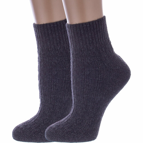 Носки RuSocks, 2 пары, размер 23-25, серый