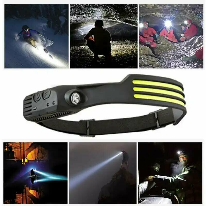 фото Светодиодный налобный фонарик с COB-лентой от Shark-Shop