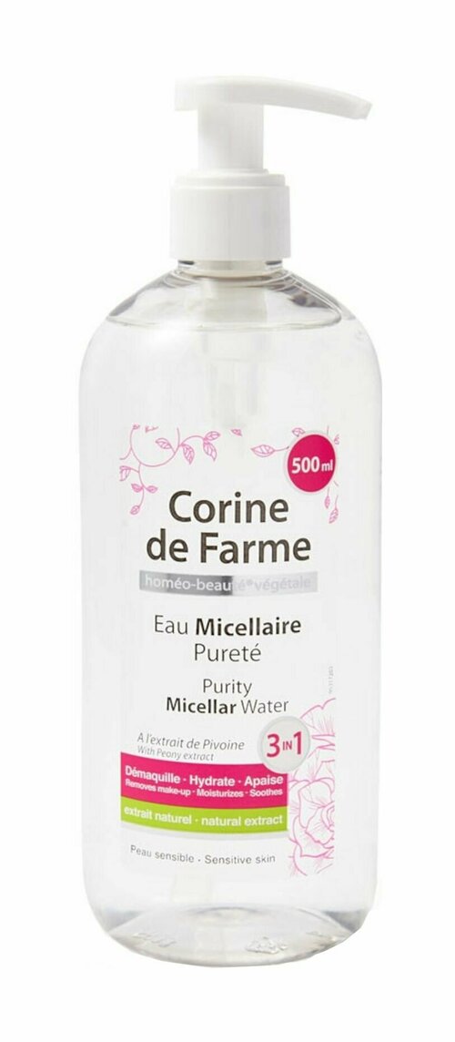 Очищающая мицеллярная вода Corine de Farme Purity Micellar Water