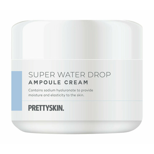 Увлажняющий ампульный крем для лица с гиалуроновой кислотой Prettyskin Ampoule Cream Super Water Drop