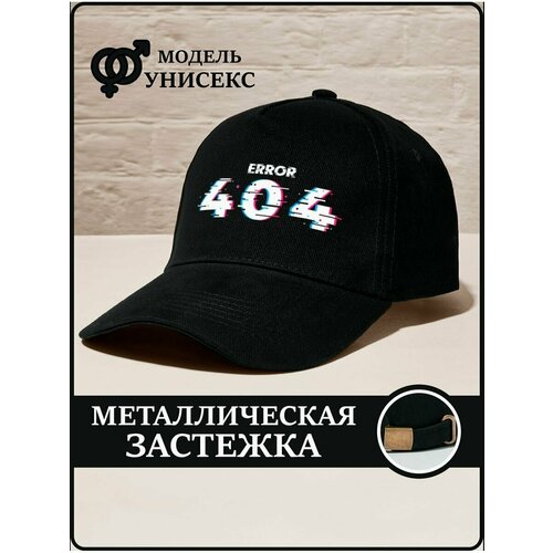 фото Бейсболка , размер 56/60, черный caplab