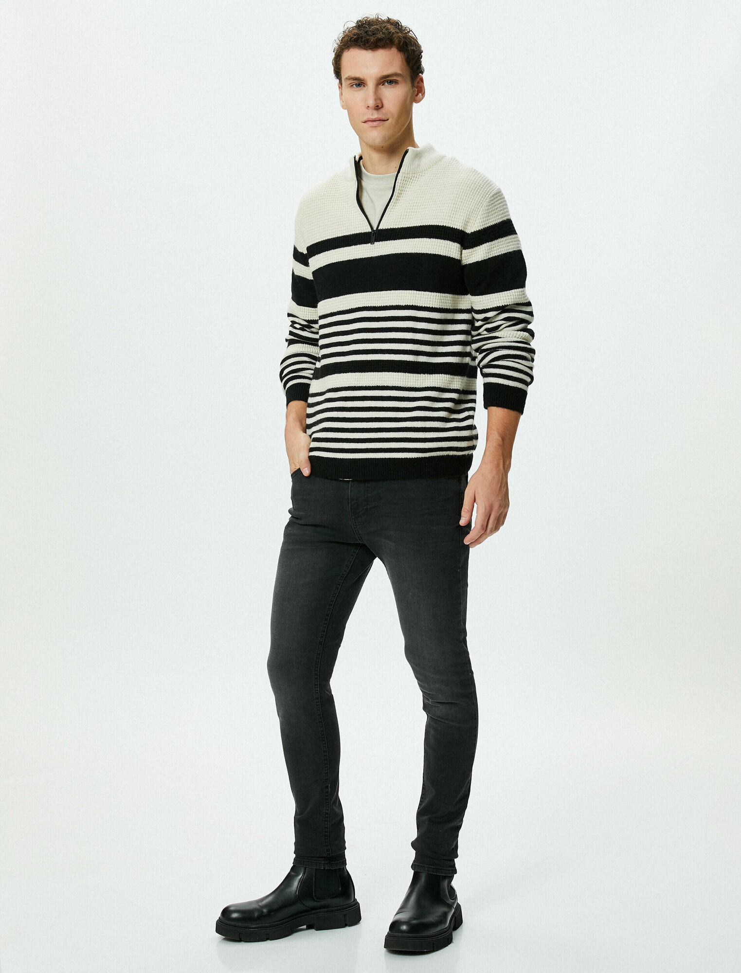 Джинсы KOTON серый 