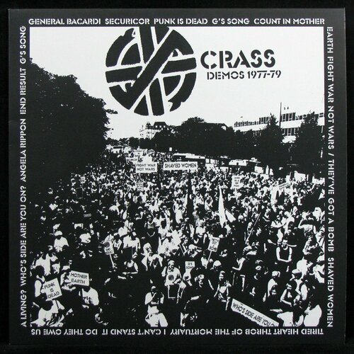 виниловая пластинка crass stations of the crass Виниловая пластинка Not On Label Crass – Demos 1977-1979