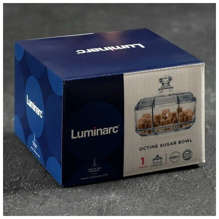 Сахарница Luminarc OCTIME 12см