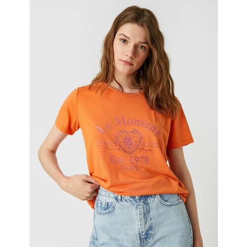 фото Футболка koton, размер m, оранжевый