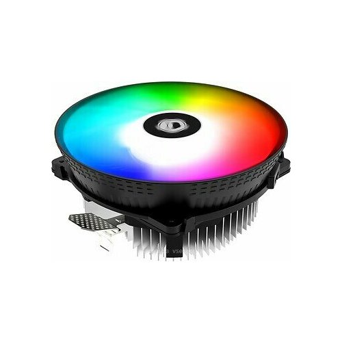 Кулер ID-COOLING DK-03 RAINBOW LGA1200/115X/775/AM4/AM3/+/AM2/+/FM2/+/FM1 (36шт/кор, TDP 100W, PWM, FAN 120mm, Dynamic Multi-Color LED) RET