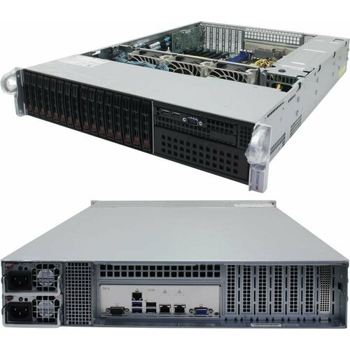 Сервер в корпусе высотой 2U Никс sS9500/pro2U S924X2Ki Xeon Silver 4210R/128 ГБ/2 x 600 Гб HDD/Aspeed AST2500