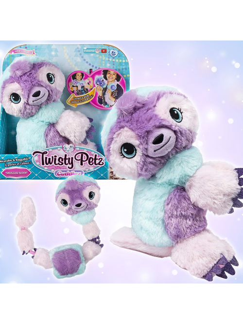 Мягкая игрушка Игрушка плюшевая трансформер Twisty Petz Sloth Ленивец