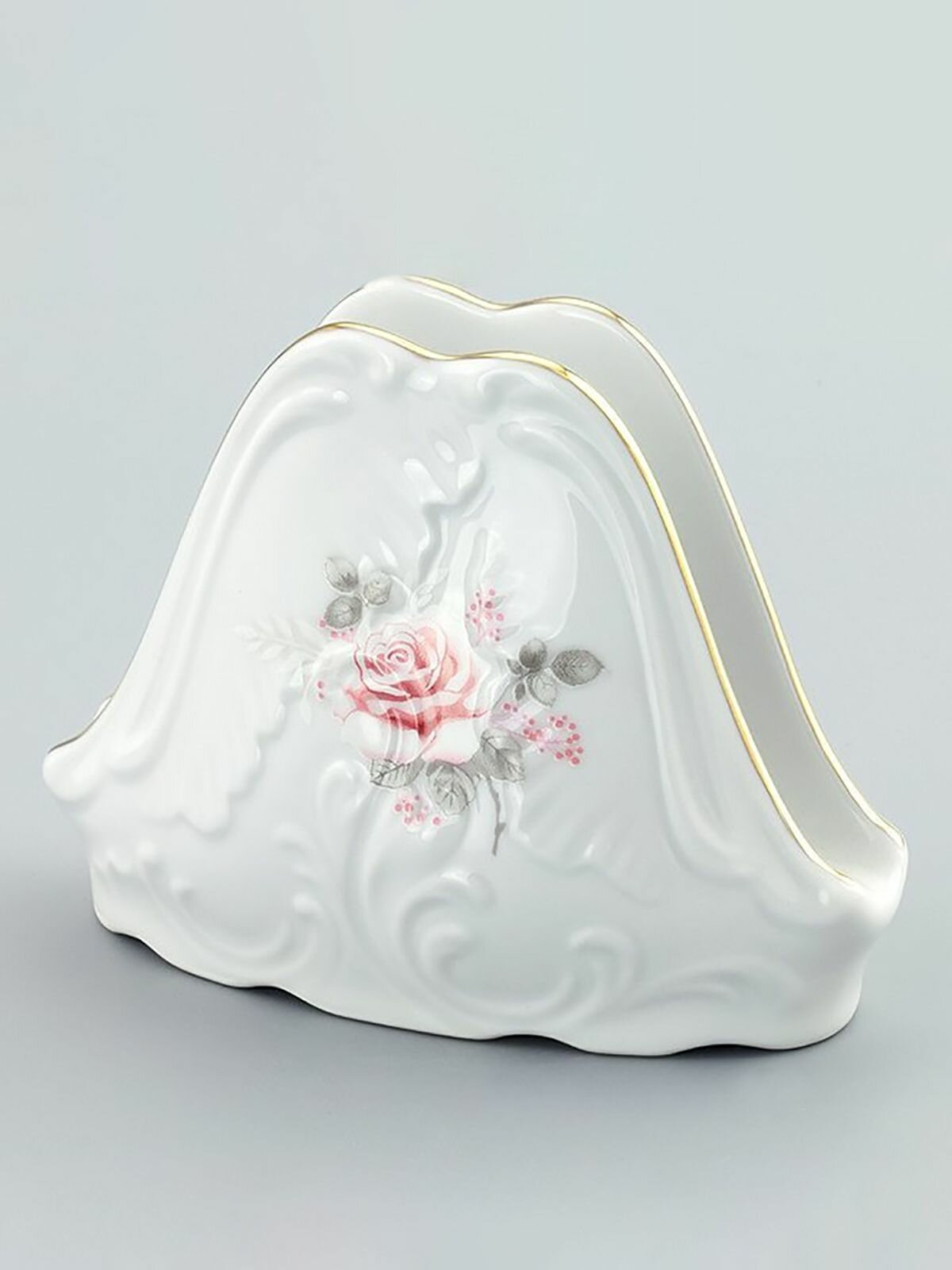 фото Салфетница Cmielow Rococo фарфоровая 12x10x4 см