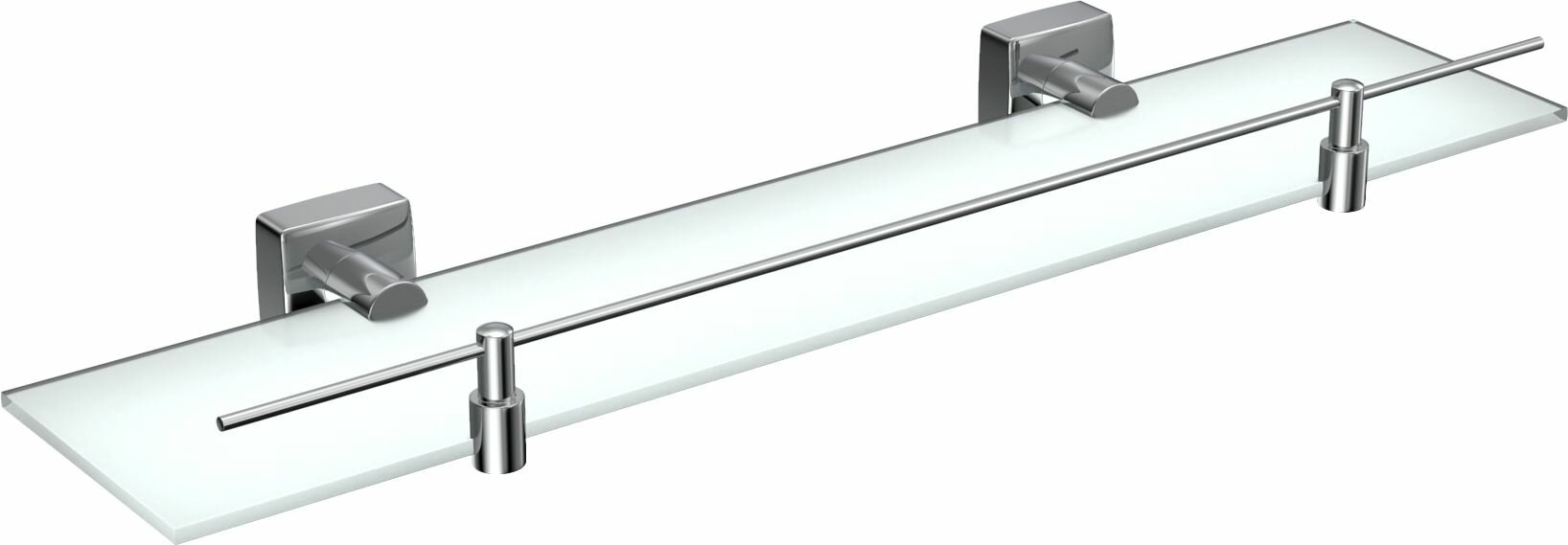 фото Стеклян. полочка с бортом 50см "Keiz"