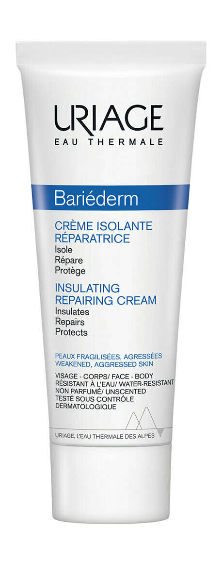 Изолирующий восстанавливающий крем для рук, лица и тела Uriage Bariederm Insulating Repairing Cream