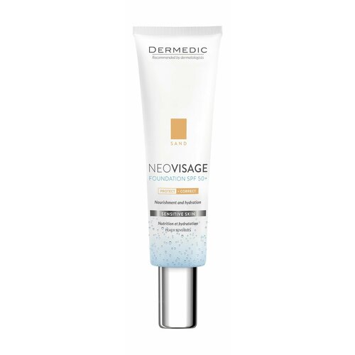 Тонирующий увлажняющий крем-флюид для лица песочный Dermedic NeoVisage Foundation SPF 50 3057₽