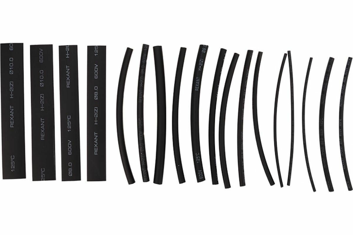 Набор термоусадочных трубок REXANT №5 стандарт , 2набора (36шт) — фото 1