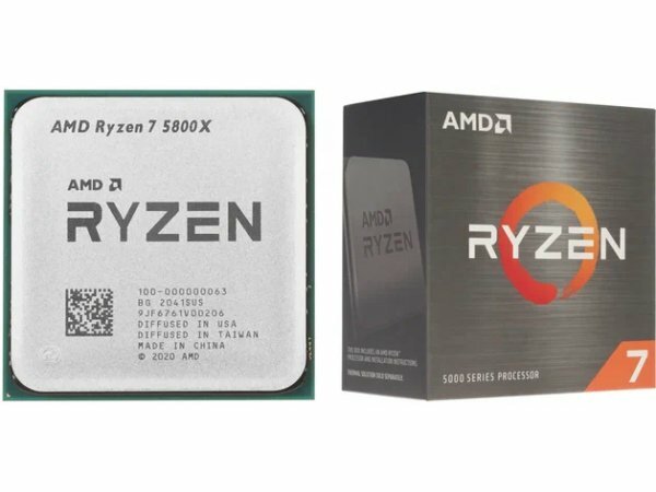 Процессор AMD Ryzen 7 5800X, BOX