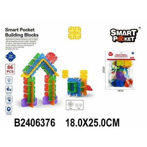 Конструктор 86 деталей SMART POCKET R 2406376