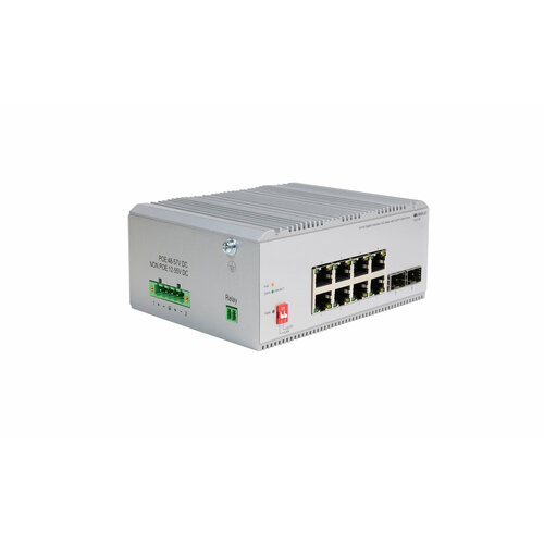 Промышленный неуправляемый PoE-коммутатор ORIGO OI2210P185W 8x1000Base-T PoE 2x1000Base-X SFP PoE-бюджет 185 Вт 1730000₽