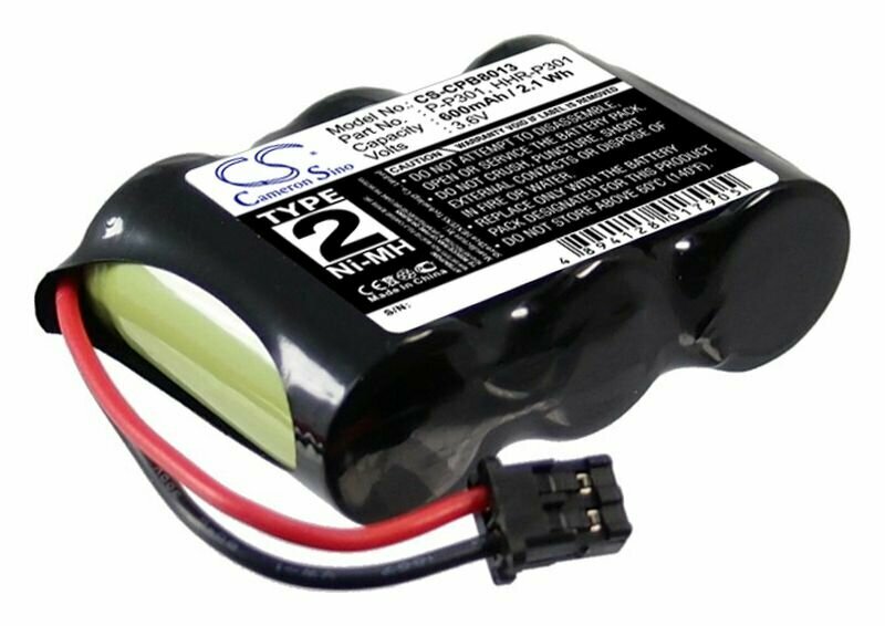 Аккумулятор Cameron Sino для радиотелефона Panasonic, Sony, Toshiba, Philips, Ubiden, p/n: BT-11, KX-A36A, PC1600, P-P301, HHR-P301, STB124, 600мАч