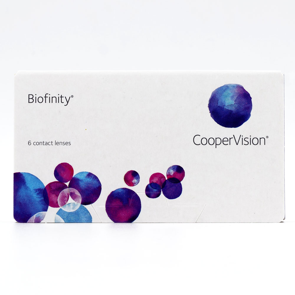 "Контактные линзы CooperVision Biofinity (6 линз) +5.25 R 8.6, ежемесячные, прозрачные"