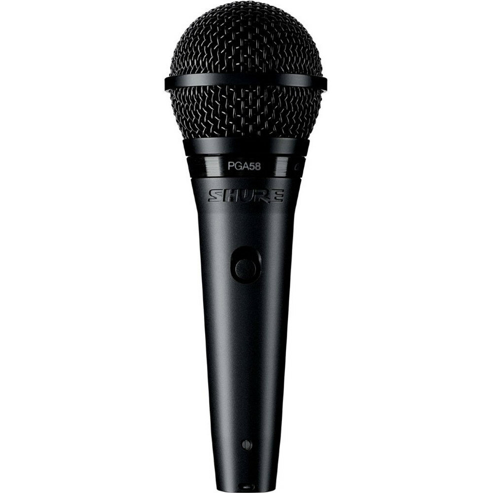 Микрофон проводной Shure PGA58-XLR-E, комплектация: микрофон, разъем: XLR 3 pin (M), черный, 1 шт