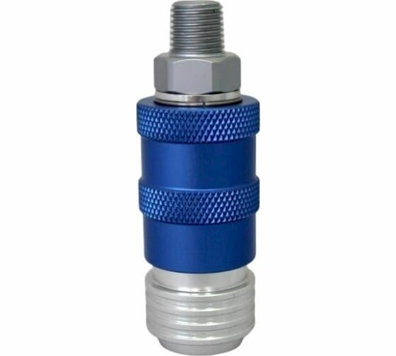 фото Соединение быстросъемное (мама) M1/4" (алюминий) внешняя резьба 13 мм