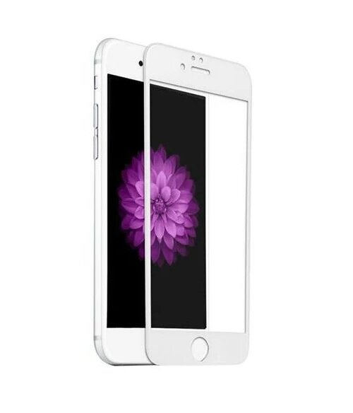 Защитное стекло для iphone 6/6S (4.7) белое