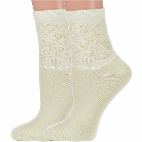 фото Носки красная ветка, 2 пары, размер 23-25, зеленый