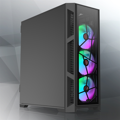 Корпус Raijintek AGOS ULTRA TG4 (E-ATX; 4pcs ARGB 120x120x25mm fans pre-installed; Type C + USB3.0 port; 4.0mm Tempered glass with hinge design; корпус eatx raijintek agos ultra white tg4 0r20b00227 белый без бп боковая панель из закаленного стекла usb type c 2 usb 3 0 audio