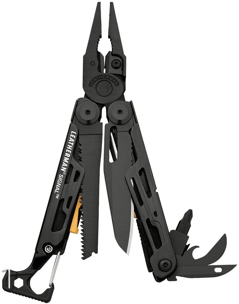 Мультитул Leatherman Signal, 19 функций, черный, нейлоновый чехол